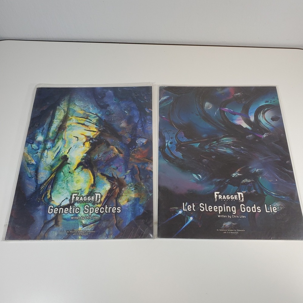 Fragged Empire RPG Adventure Supplements Genetic Spectres Let Sleeping Gods Lie